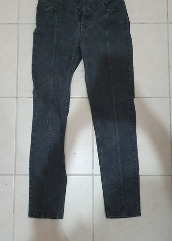 yırtık baggy düşük bel jeanler - Görsel 3