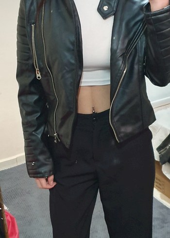 Kadın Deri Ceket - Görsel 2