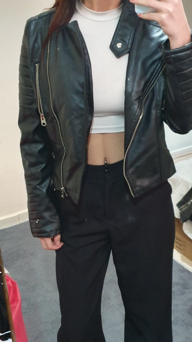 Kadın Deri Ceket - Görsel 2