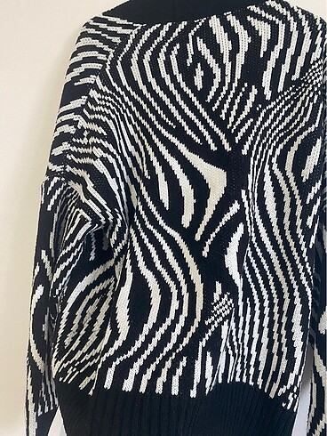 l Beden Zebra desen kalın hırka