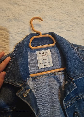Bershka Düğmeli Kadın Kot Ceket