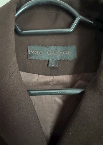 Vintage Koyu Kahverengi Kadın Blazer Ceket - Görsel 5