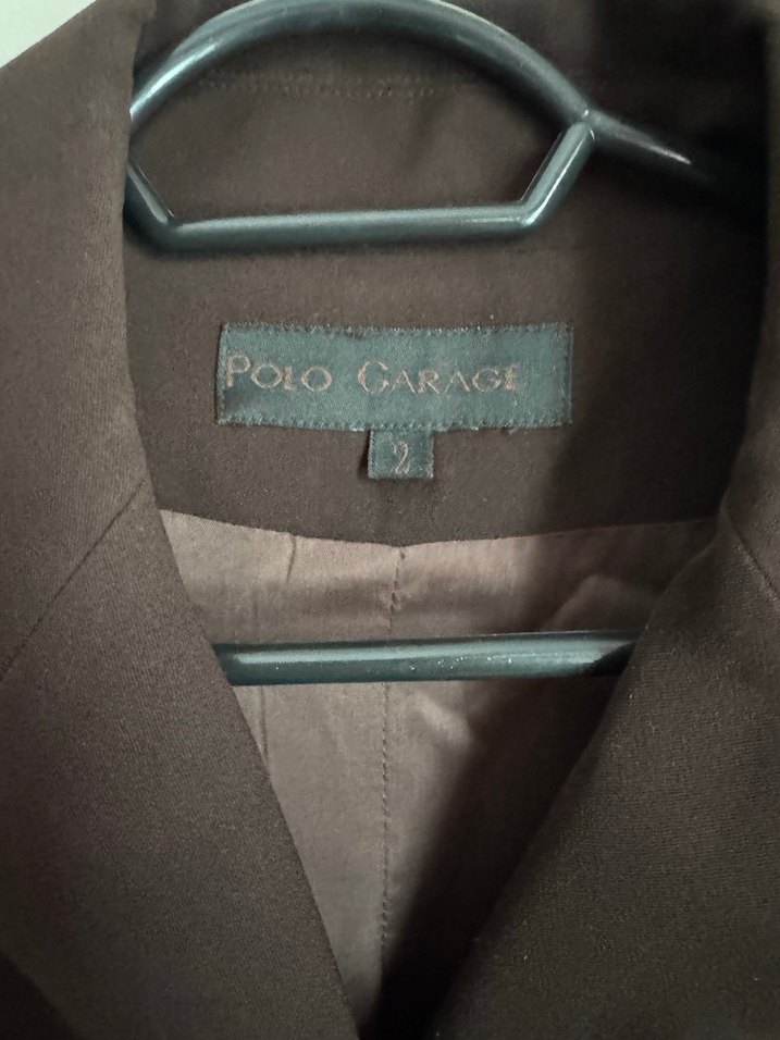 Vintage Koyu Kahverengi Kadın Blazer Ceket - Görsel 5