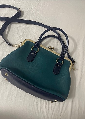 Vintage klipsli çanta - Görsel 4