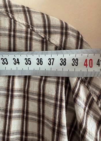 H&M ekoseli kareli gömlek - Görsel 7