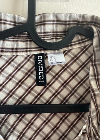 H&M ekoseli kareli gömlek - Görsel 4