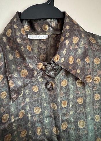 Vintage desenli gömlek - Görsel 8