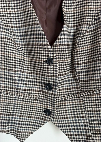 Ekose yelek - Görsel 3