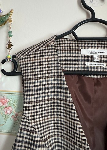 Ekose yelek - Görsel 5