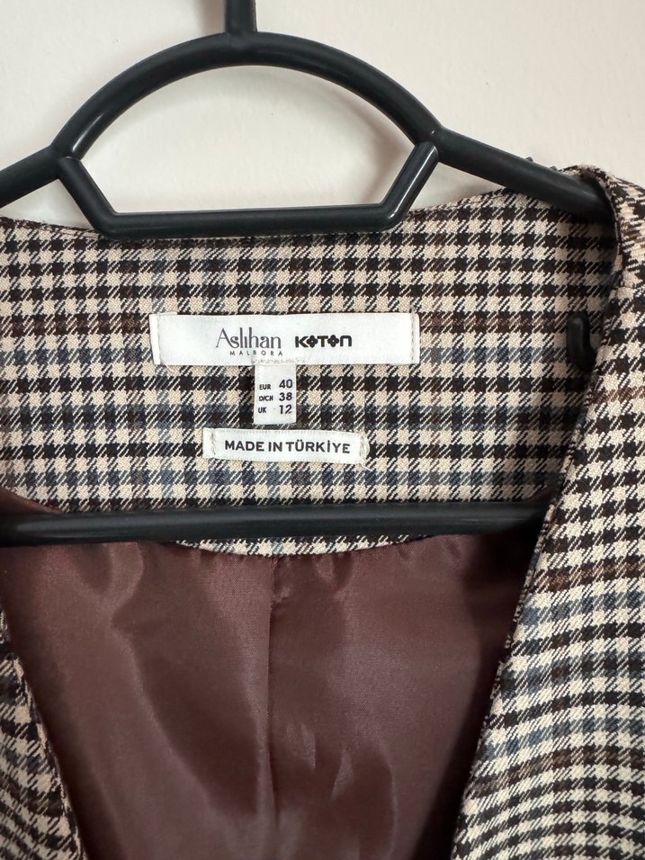 Ekose yelek - Görsel 2