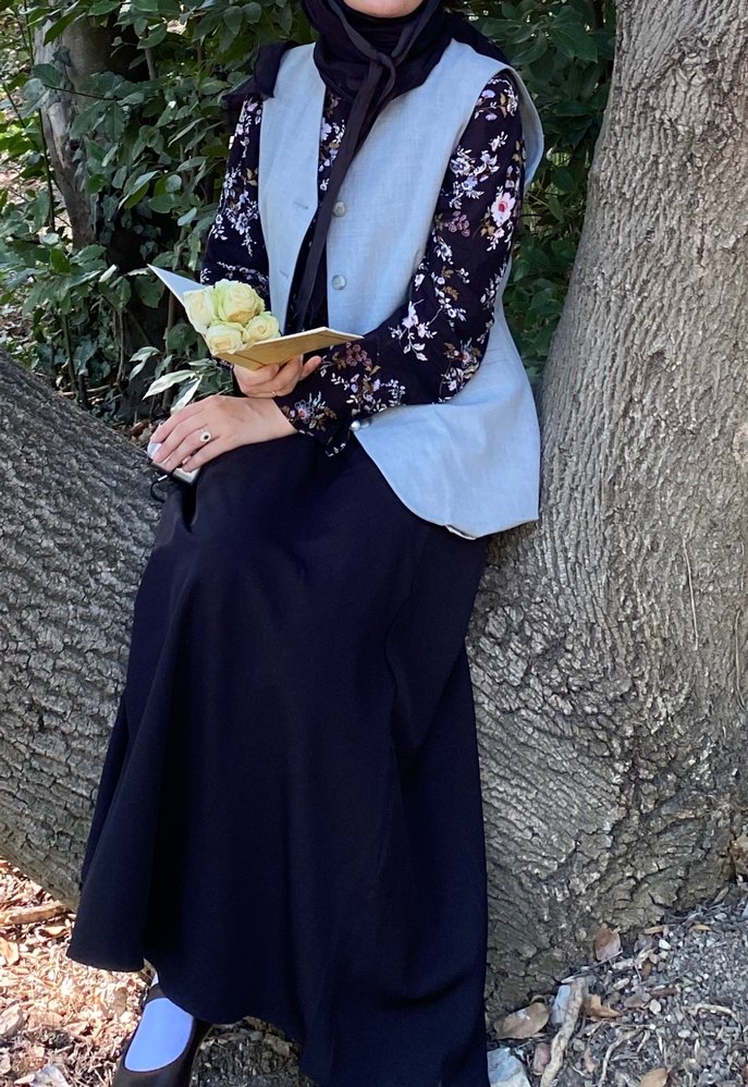 Vintage Gri yelek - Görsel 2