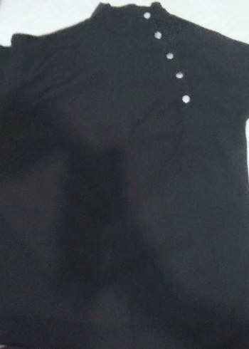 Düğmeli Siyah ikili takimn - Görsel 5