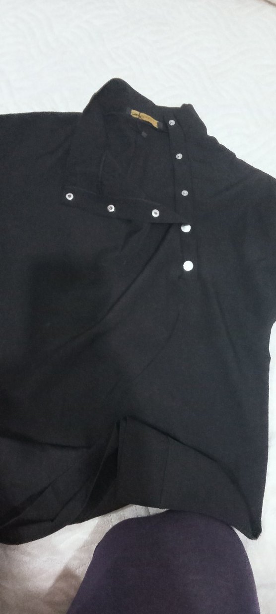 Düğmeli Siyah ikili takimn - Görsel 3