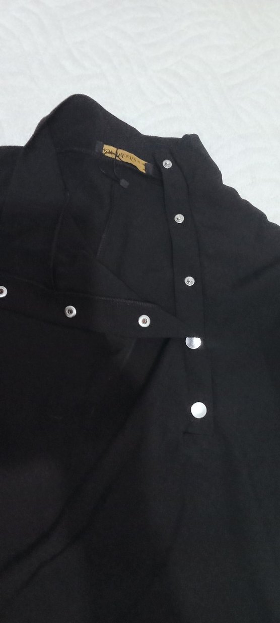 Düğmeli Siyah ikili takimn - Görsel 4