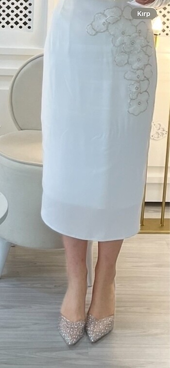 incili gelin ayakkabası zara model - Görsel 6