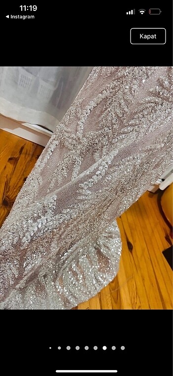 ithal taşlı abiye payetli - Görsel 15