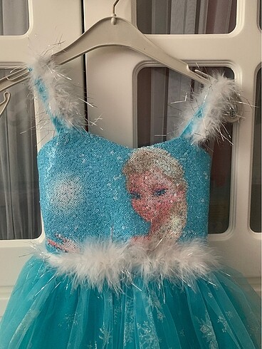 6 Yaş Beden Elsa elbisesi