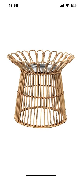 Ikea Rattan çiçeklik