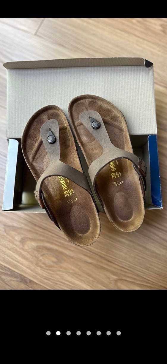 Birkenstock Kahverengi Süet Tokalı Kadın Terlik - Görsel 2