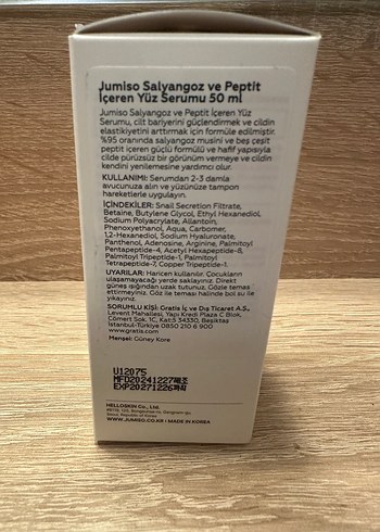 Jumiso Salyangoz Özlü Peptitli Yüz Serumu - Görsel 5
