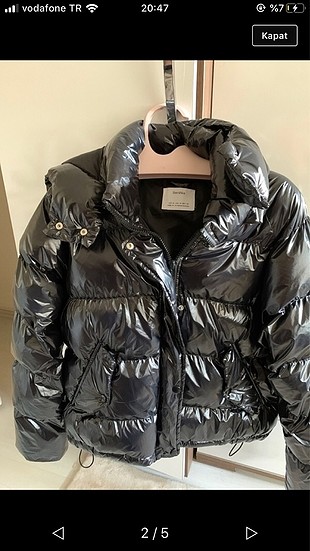 Bershka puffer mont bır kere gıyıldı