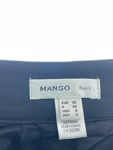 38 Beden siyah Renk Mango Midi Etek %70 İndirimli.
