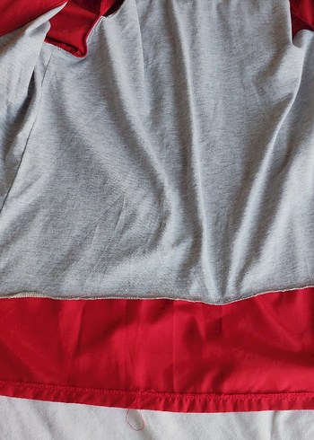 Kadın Kırmızı Midi Yağmurluk Fermuarlı - Görsel 3