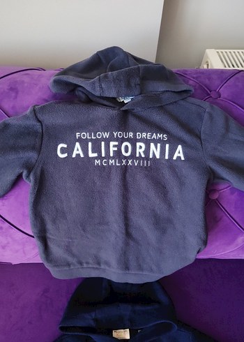 6 Yaş Beden Erkek Çocuk Sweatshirt Uzun Kollu Velcro