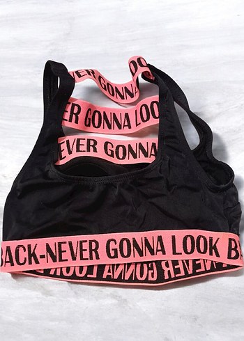 Sokak Stili Siyah Spor Sütyeni - Görsel 2