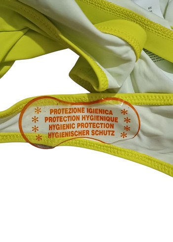 HUGO Sarı Sırt Detaylı Kadın Mayo - Görsel 3