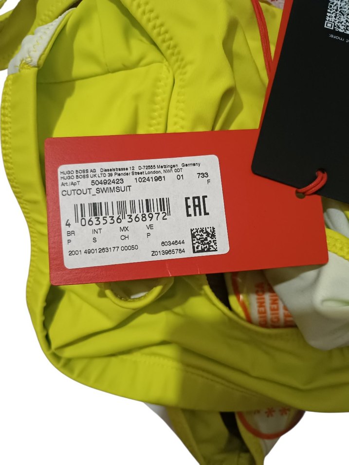 HUGO Sarı Sırt Detaylı Kadın Mayo - Görsel 4