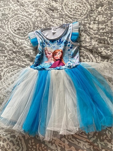 4 Yaş Beden Elsa elbise