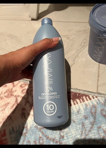 Maxx Deluxe Saç Açıcı Toz ve Oksidan Seti - Görsel 4