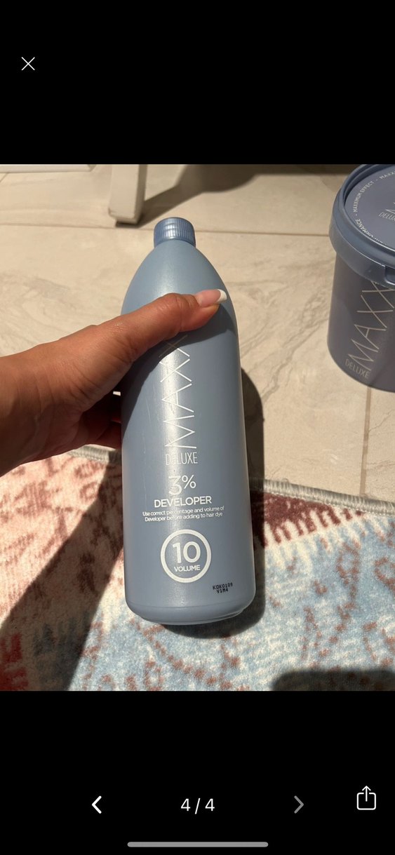 Maxx Deluxe Saç Açıcı Toz ve Oksidan Seti - Görsel 4