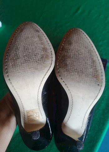 38 Beden siyah Renk Parlak Siyah Rugan Stiletto Topuklu Kadın Ayakkabı