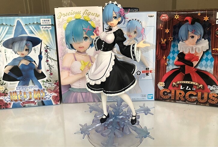 re zero rem orijinal anime figür