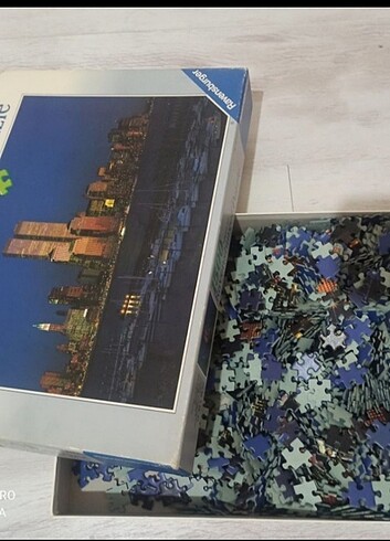 Pazılı 1500 parca + bin parca pazıl