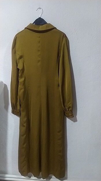 44 Beden camel Renk Safran Armine astarlı abiye elbise