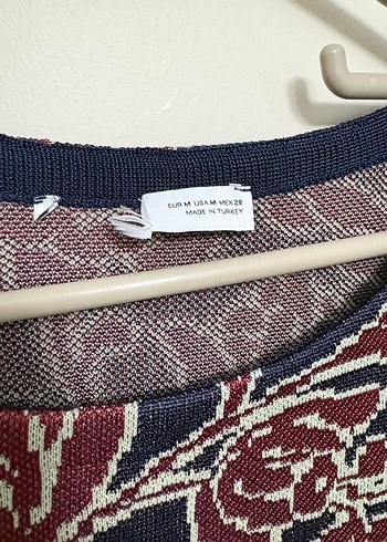 Bordo Bohem Belden Bağlamalı Salaş Hamile Bluzu - Görsel 2