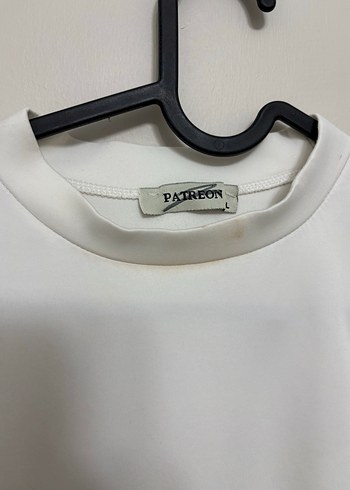 Beyaz Pamuklu Hamile Midi Elbise - Görsel 2