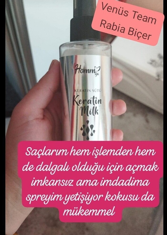 Homm Bitkisel keratin sütü  - Görsel 3