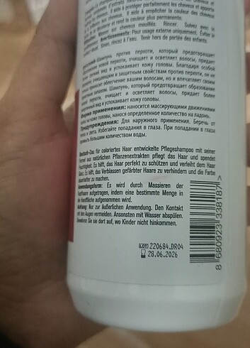 Diğer Dr. Clinic boyalı saçlar için şampuan ve krem