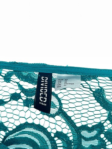 40 Beden turkuaz Renk H&M Kısa Elbise %70 İndirimli.