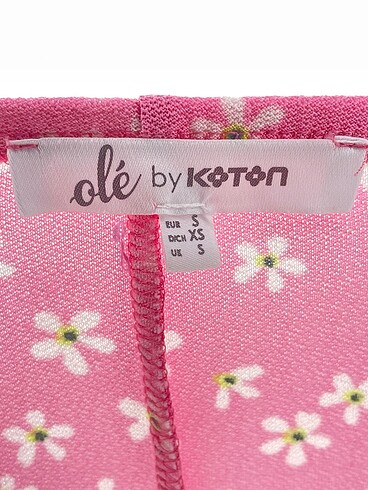 s Beden pembe Renk Koton Kısa Elbise %70 İndirimli.