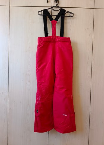 Kızlar için Kırmızı Bel Bantlı Dar Kesim Pantolon - Görsel 7