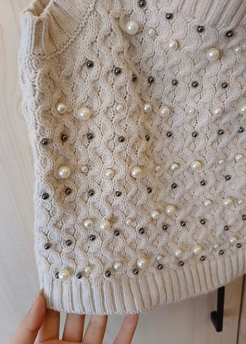 Boncuk Detaylı Bohem Triko Hırka 2 li takim - Görsel 4