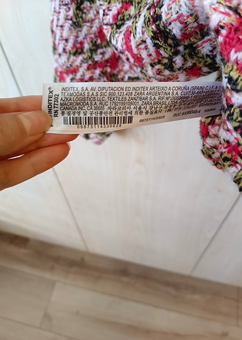 Renkli Kapüşonlu Örgü Kadın Kazak - Görsel 6