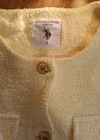 Düğmeli Sarı Kadın Midi Ceket - Görsel 3