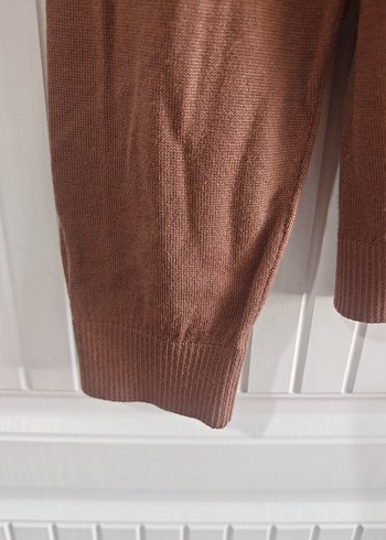 Bej Polo Yaka Erkek Keten Kazak - Görsel 5