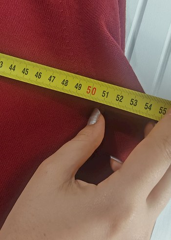 Bordo erkek Yünlü Basic Triko Kazak - Görsel 6